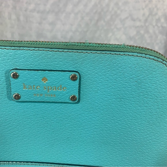 KATE SPADE - leather crossbody mini bag - mint color - Picture 6 of 13